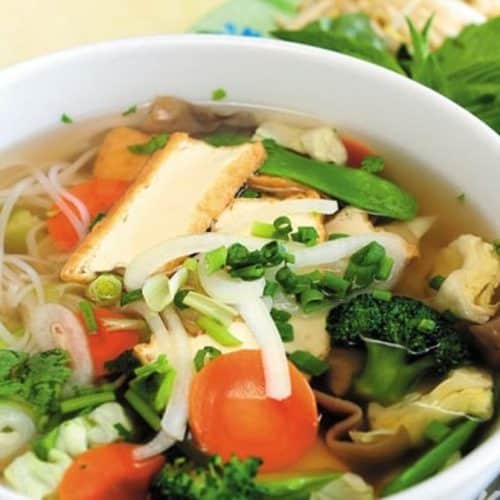 Vegetable Noodles Soup