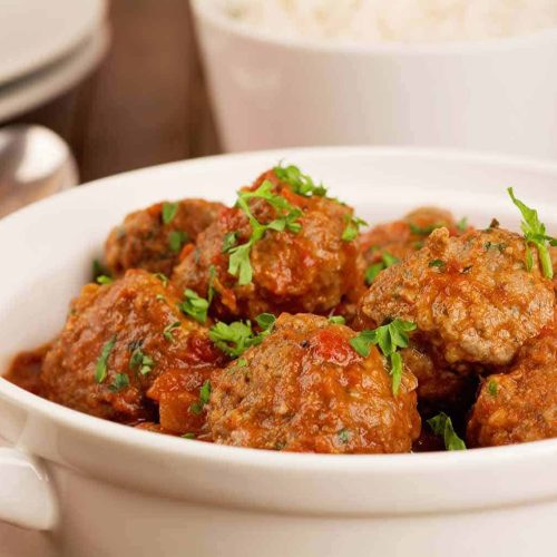 Mutton Balls with Vegetables