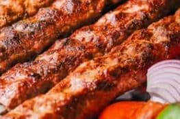 Suran Chana Dal Seekh Kebab