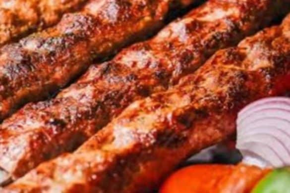 Suran Chana Dal Seekh Kebab