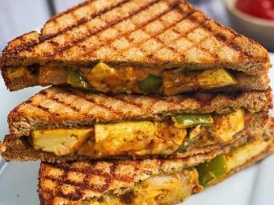 Toasty Paneer Sandwich