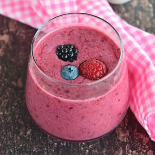 Buttermilk and Berry Milkshake