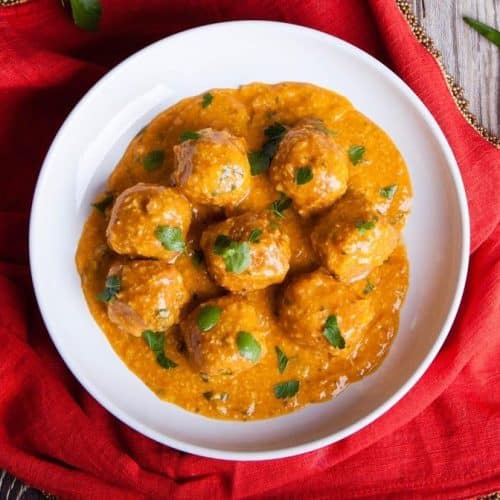 Corn Kofta Curry