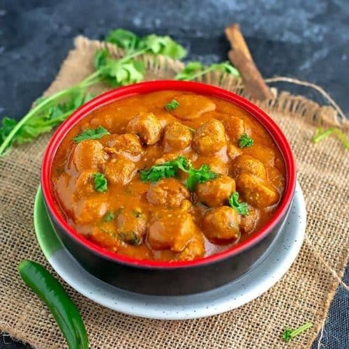Soya Chunks Curry