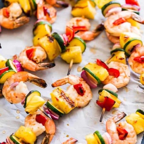 Prawn and Vegetable Kebabs