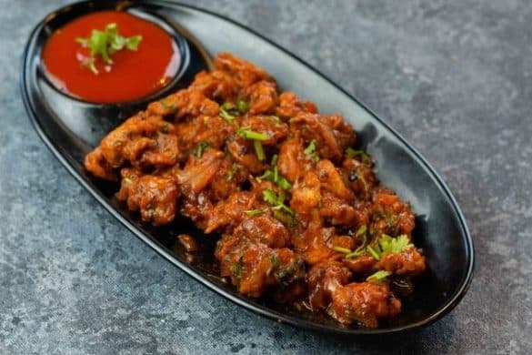 Vegetable Balls in Hot Garlic Sauce