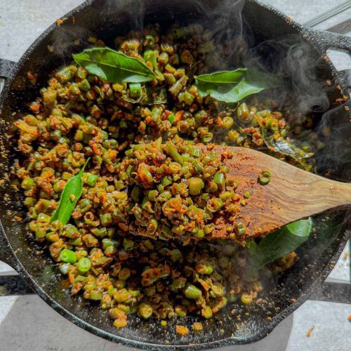 Masala Beans Poriyal 1 Masala Beans Poriyal