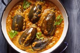 Sagalay (Stuffed Brinjal Poriyal)