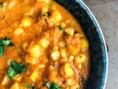 Corn and Cashew Nut Curry
