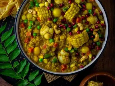 Corn and Peas Curry