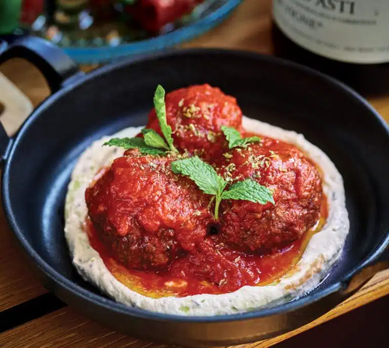 Lamb Koftas in a Spicy Sauce