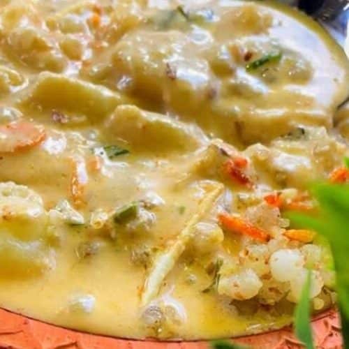 Mixed Vegetables in Coconut Sauce 19 Mixed Vegetables in Coconut Sauce