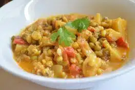 Mung Beans with Potatoes