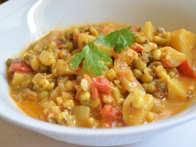 Mung Beans with Potatoes