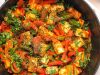 Stir Fried Paneer with Mushrooms and Peas 2 Stir Fried Paneer with Mushrooms and Peas