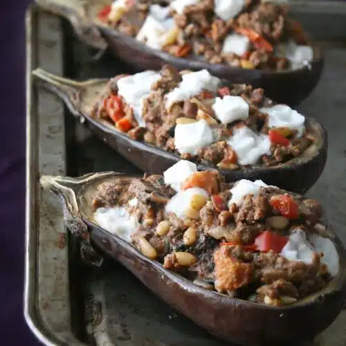 Stuffed Brinjals with Lamb 18 Stuffed Brinjals with Lamb