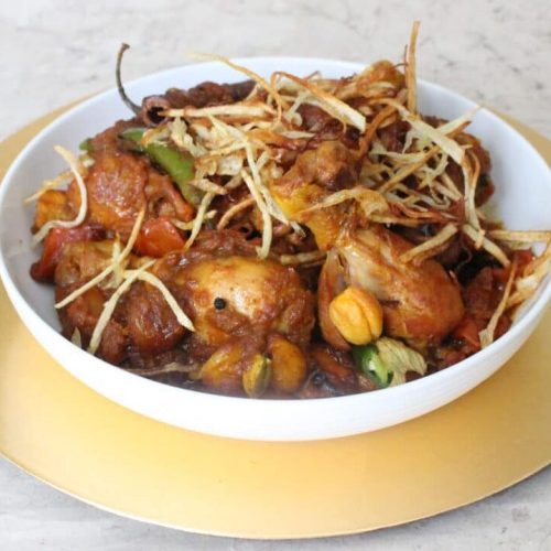 Chicken with Potato Straws (Sali ma Murg) 19 Chicken with Potato Straws Sali ma Murg