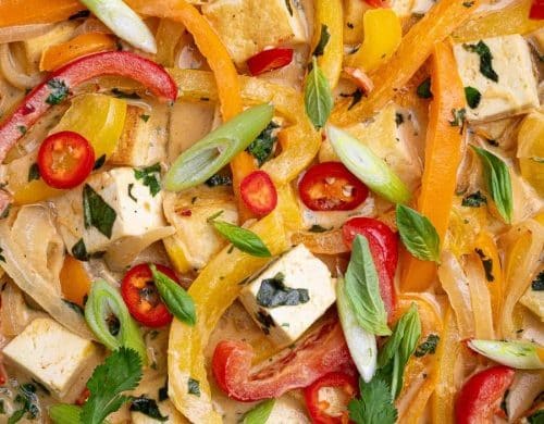 Capsicum in Coconut Milk