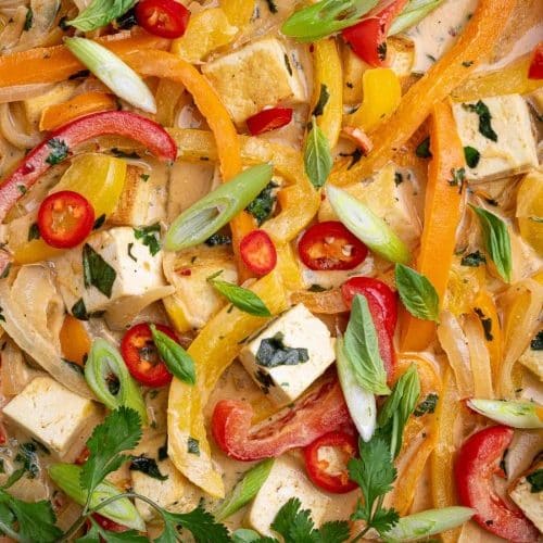Capsicum in Coconut Milk