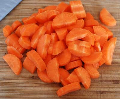 chopped carrots