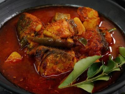Meen Vevichathu (Red Fish Curry)