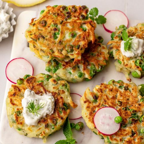 Peas in Potato Cups