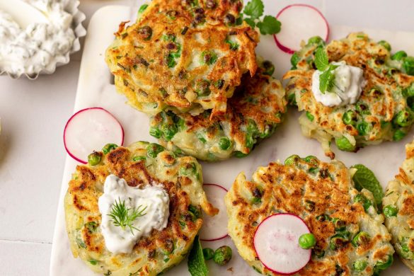 Peas in Potato Cups