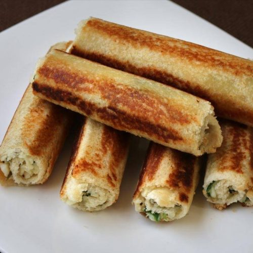 Paneer Bread Rolls