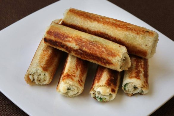 Paneer Bread Rolls