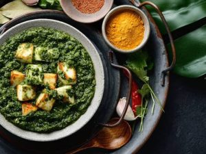 Paneer with Spinach