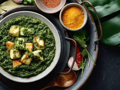 Paneer with Spinach