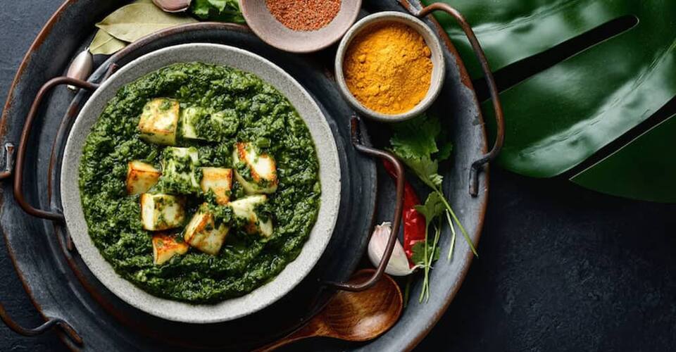Paneer with Spinach 5 Paneer with Spinach