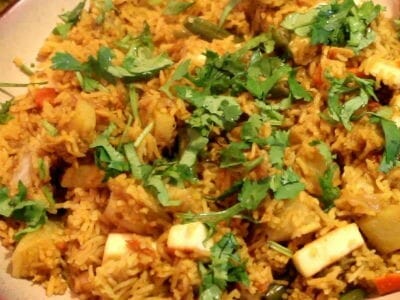 Paneer Biryani