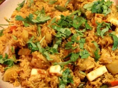 Paneer Biryani