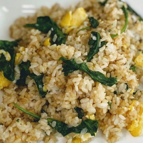 Spinach and Egg Rice 22 Spinach and Egg Rice
