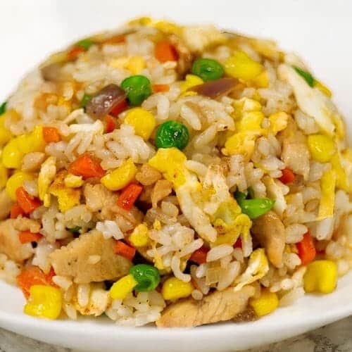 Vegetable Egg Rice