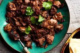 Stir Fried Mutton Podimas