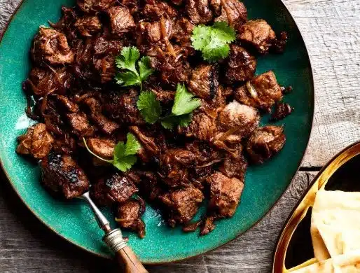 Stir Fried Mutton Podimas
