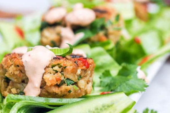 Thai Crab Patty Salad