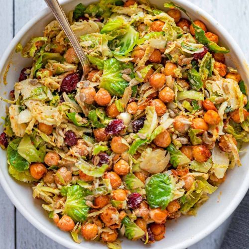 Brussels Sprout and Chickpea Stir-fry 1 Brussels Sprout and Chickpea Stir fry