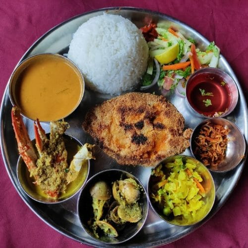 Goan Cuisine (Goan Thali)