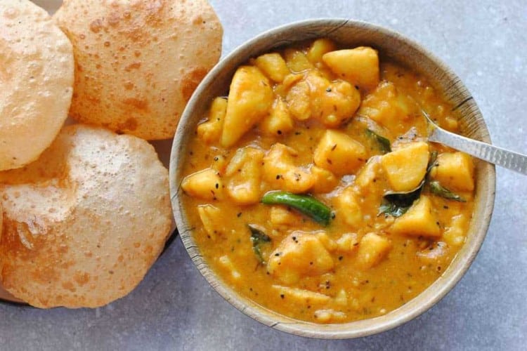 Potato Masala for Puri