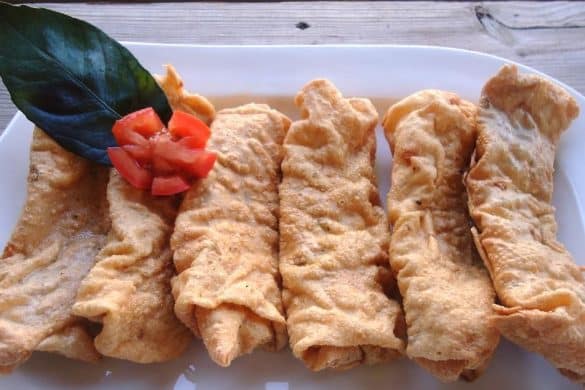 Prawn Stuffed Papads