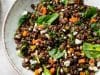 Warm Red Lentil Salad with Goat Cheese 2 Warm Red Lentil Salad with Goat Cheese