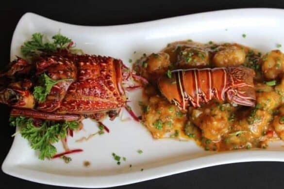 Lobster in Black Bean Sauce