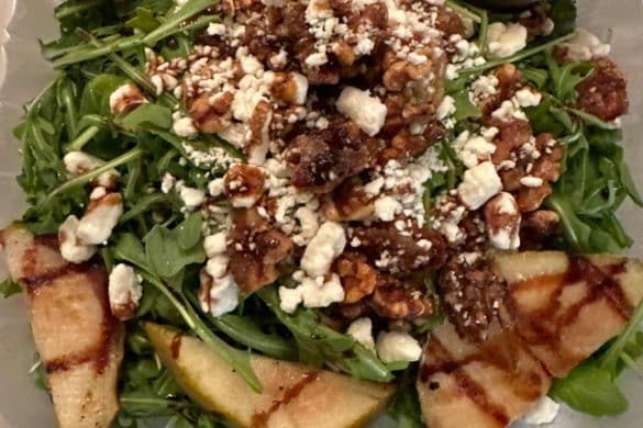 Orecchiette Salad with Pears and Stilton