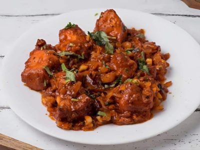 Bhuteko Masu (Spicy Garlic Flavoured Lamb)
