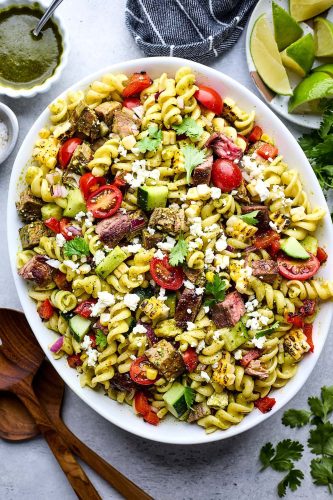 Rare Roast Beef Pasta Salad 1 Rare Roast Beef Pasta Salad