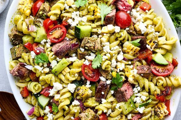 Rare Roast Beef Pasta Salad