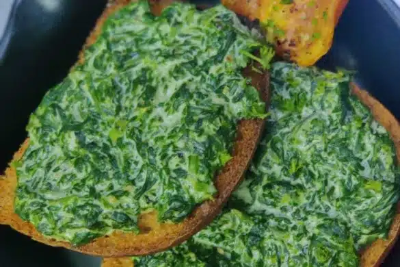 Spinach on Toast